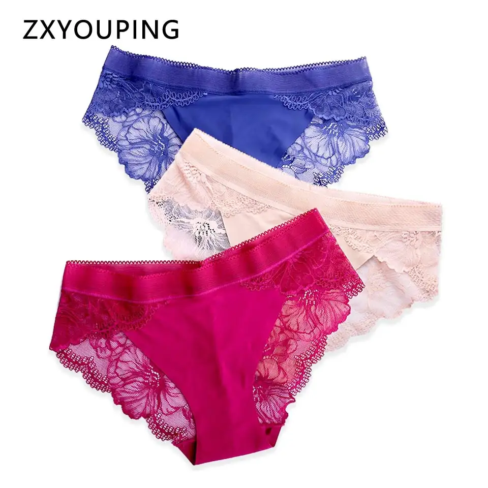 3Pcs/Lot Female Transparent Lace Panties Sexy Women Underwear S-XL Plus Size Briefs Seamless Lingerie Soft Ice Silk Panty Hot
3Pcs/Lot Female Transparent Lace Panties Sexy Women Underwear S-XL Plus Size Briefs Seamless Lingerie Soft Ice Silk Panty Hot