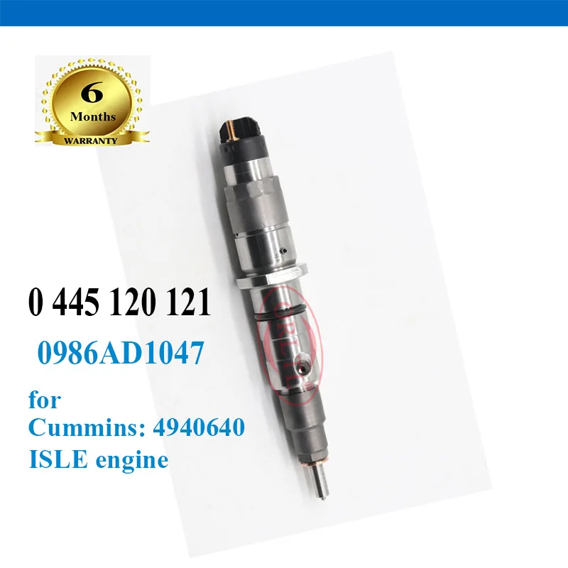 4940640 0445120121 Diesel Injector 0986AD1047 0 445 120 121 Common Rail Fuel Injector FOR BOSCH
4940640 0445120121 Diesel Injector 0986AD1047 0 445 120 121 Common Rail Fuel Injector FOR BOSCH