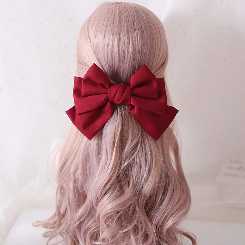 1PC Elegant Satin Barrettes Hair Clips Hairpins Women Three Layers Large Bow Spring Clip Ponytail Hair Accessories Hair Ornament
1PC Elegant Satin Barrettes Hair Clips Hairpins Women Three Layers Large Bow Spring Clip Ponytail Hair Accessories Hair Ornament