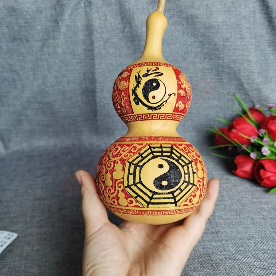 Taoist предметы, Taoist Волшебные Инструменты и украшения, натуральная Тыква Yayao, резная девять дворец восемь триграммов Тыква
Taoist предметы, Taoist Волшебные Инструменты и украшения, натуральная Тыква Yayao, резная девять дворец восемь триграммов Тыква