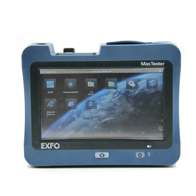 EXFO MaxTester MAX715B-IOLM OTDR 1310/1550 30/28 дБ встроенный сенсорный экран 0,1 км ~ 160 км оптический рефлектометр во временной области
EXFO MaxTester MAX715B-IOLM OTDR 1310/1550 30/28 дБ встроенный сенсорный экран 0,1 км ~ 160 км оптический рефлектометр во временной области