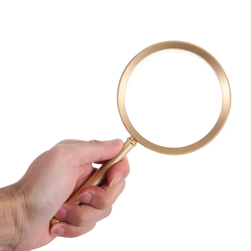 High-definition Portable Handheld Reading Magnifying Glass for The Elderly 10X with Metal Handle
High-definition Portable Handheld Reading Magnifying Glass for The Elderly 10X with Metal Handle