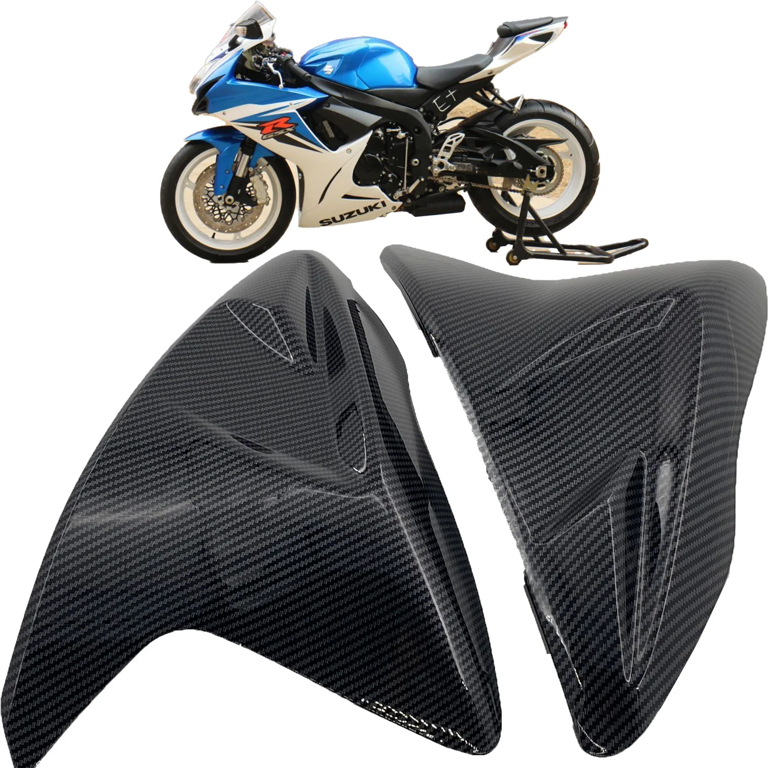 Обтекатель для боковой отделки газового бака из углеродного волокна для Suzuki GSXR 600 750 2011 ‑ 2019
Обтекатель для боковой отделки газового бака из углеродного волокна для Suzuki GSXR 600 750 2011 ‑ 2019