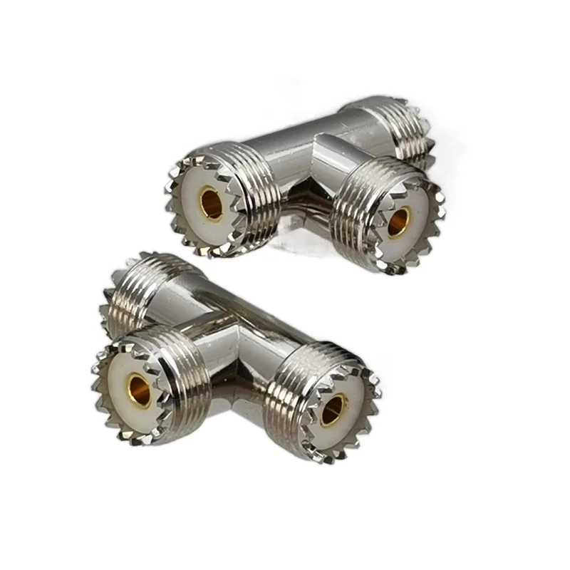 1pcs Connector Adapter UHF SO239 Female Jack to 2x UHF Female Jack Type T RF Coaxial Converter Straight New
1pcs Connector Adapter UHF SO239 Female Jack to 2x UHF Female Jack Type T RF Coaxial Converter Straight New