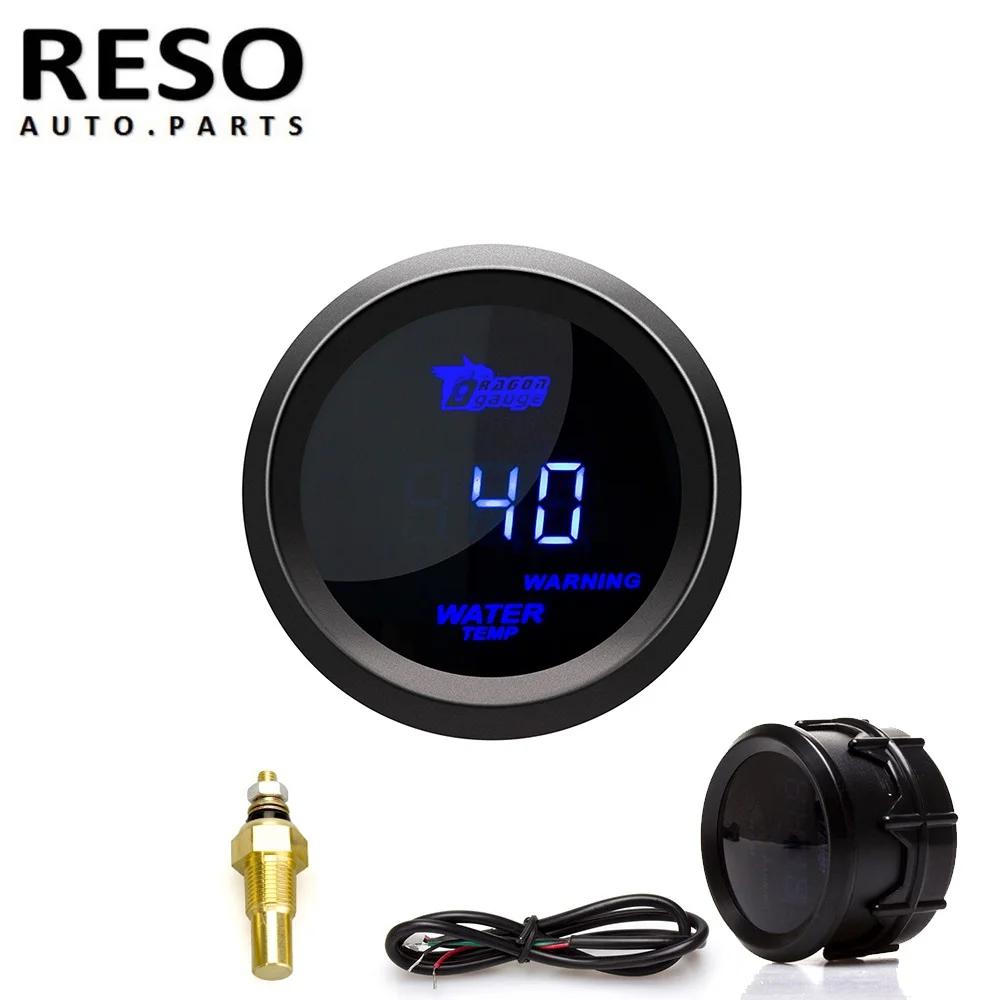 RESO--2" 52mm Water Temp Gauge Blue Digital LED Temperature Car Universal Auto Meter
RESO--2" 52mm Water Temp Gauge Blue Digital LED Temperature Car Universal Auto Meter