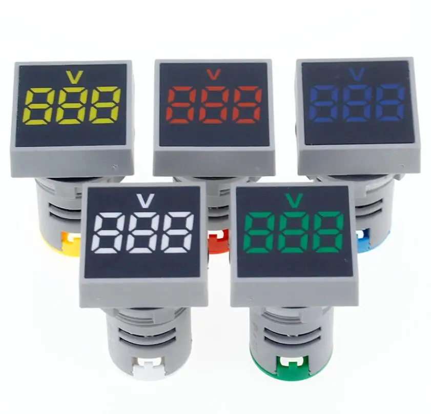 5pcs Digital voltmeter digital display AD101-22VMS AC20-500V power indicator light 22mm
5pcs Digital voltmeter digital display AD101-22VMS AC20-500V power indicator light 22mm