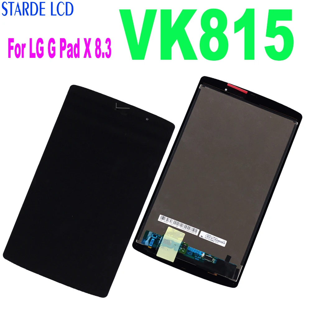 STARDE ЖК-дисплей для LG G Pad X 8,3 VK815 ЖК-дисплей LD083WU1 сенсорный экран дигитайзер сборка рамка 8,3"
STARDE ЖК-дисплей для LG G Pad X 8,3 VK815 ЖК-дисплей LD083WU1 сенсорный экран дигитайзер сборка рамка 8,3"