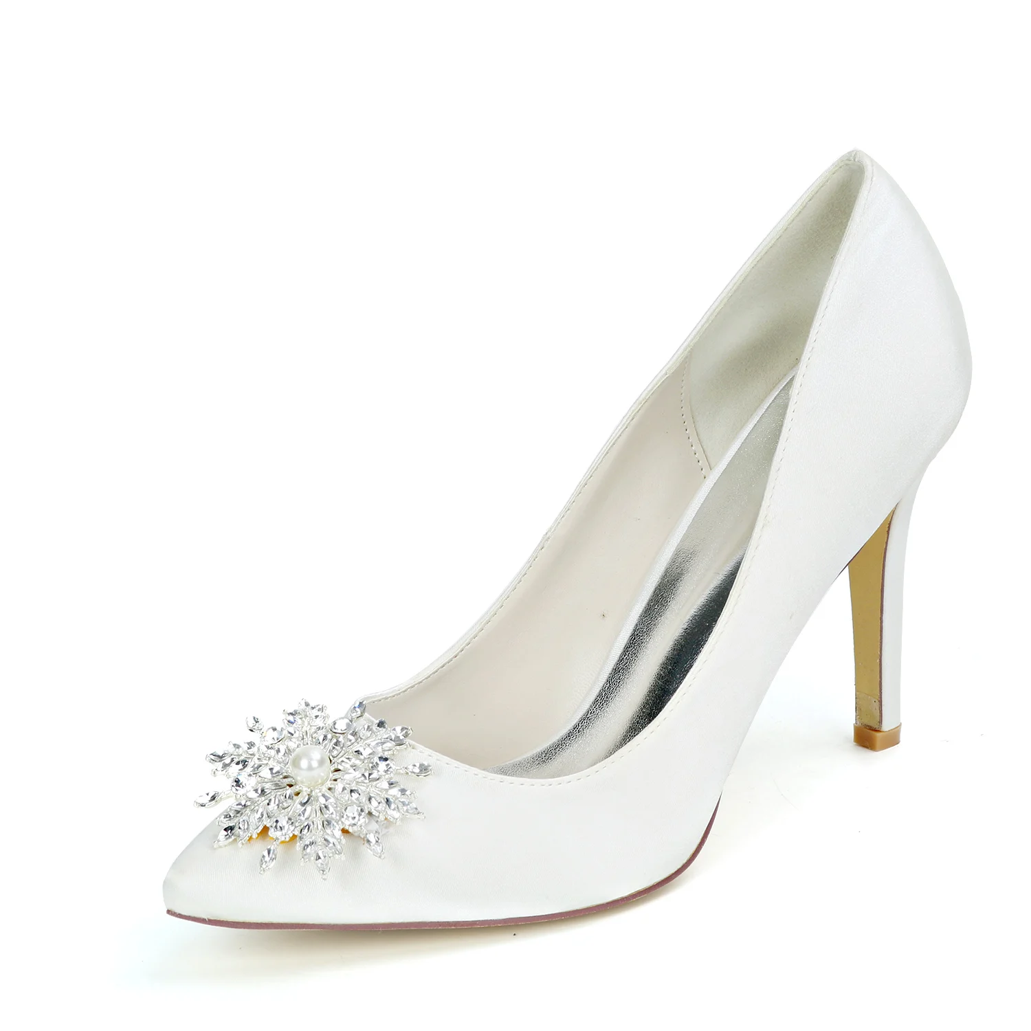 Pointed toe Classic Lady High Heels with Snowflake Pearl Party Bridal Wedding Pumps Cocktail Prom Stelitto Women Satin Shoes
Pointed toe Classic Lady High Heels with Snowflake Pearl Party Bridal Wedding Pumps Cocktail Prom Stelitto Women Satin Shoes
