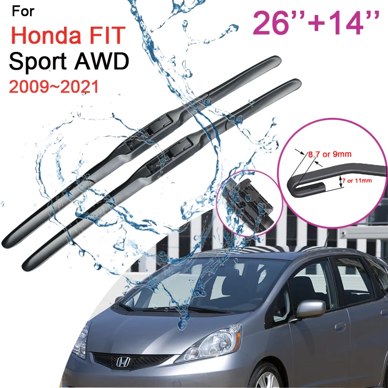 Щетки стеклоочистителя передние для Honda FIT Sport AWD EV EX LX G F L 2009 ~ 2021
Щетки стеклоочистителя передние для Honda FIT Sport AWD EV EX LX G F L 2009 ~ 2021