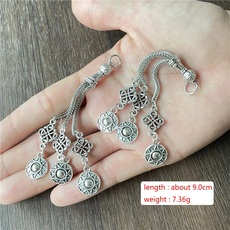 JunKang 3pcs Turkey disc sun rosary charm pendants DIY handmade bracelet necklace Prayer beads accessories metal tassel
JunKang 3pcs Turkey disc sun rosary charm pendants DIY handmade bracelet necklace Prayer beads accessories metal tassel