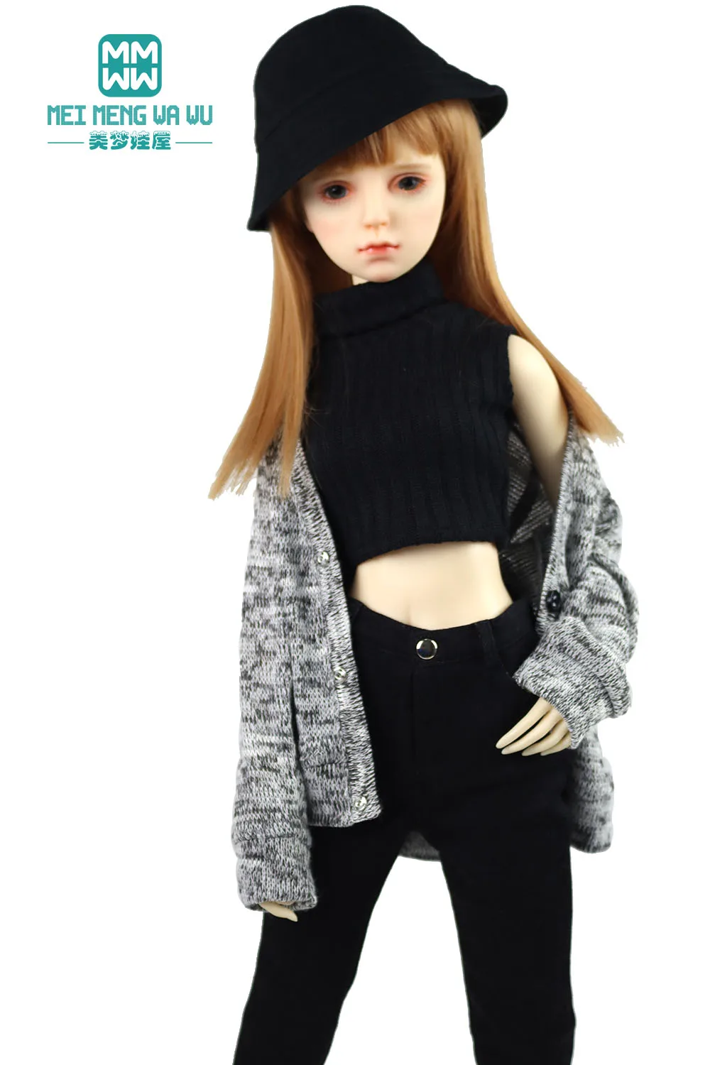 Одежда для кукол BJD для 58-60 см 1/3 SD DD, игрушки, кукла с шарнирным шарниром, модные джинсы, свитера, кардиганы, подарок для девочки
Одежда для кукол BJD для 58-60 см 1/3 SD DD, игрушки, кукла с шарнирным шарниром, модные джинсы, свитера, кардиганы, подарок для девочки