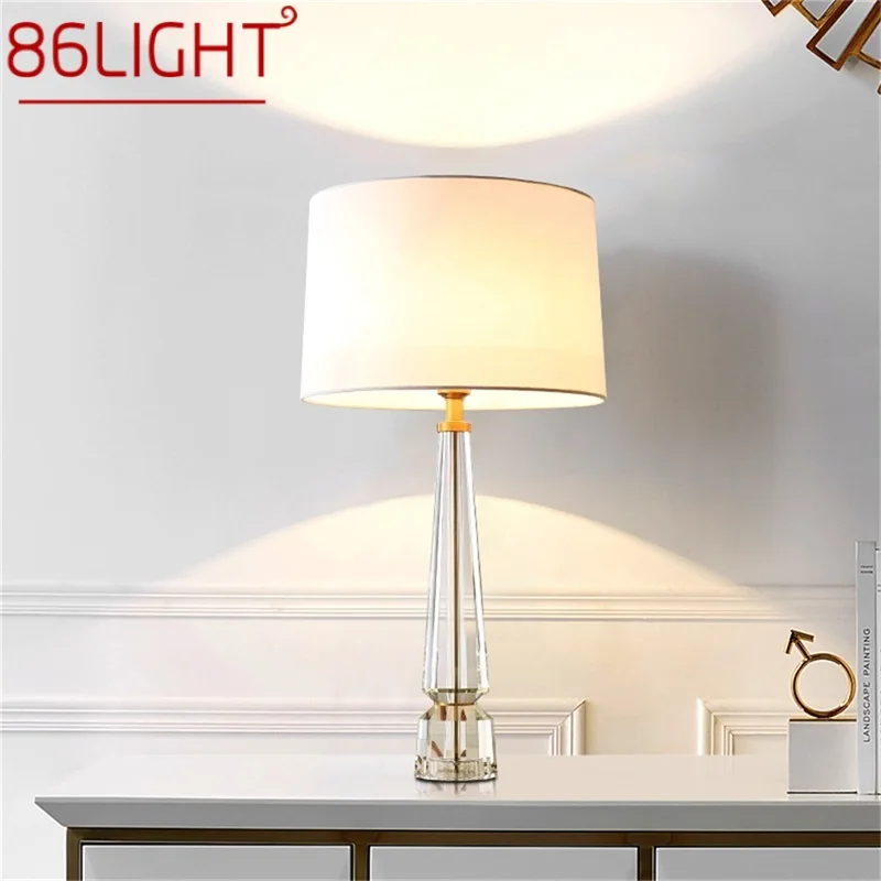 86LIGHT Table Lamp Brass Modern Simple Crystal LED Desk Light Decoration for Home Bedside
86LIGHT Table Lamp Brass Modern Simple Crystal LED Desk Light Decoration for Home Bedside