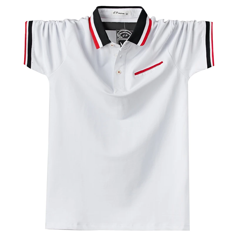 SHAN BAO lapel cotton loose men's short-sleeved polo shirt 2022 summer classic style striped stitching brand large size POLO
SHAN BAO lapel cotton loose men's short-sleeved polo shirt 2022 summer classic style striped stitching brand large size POLO