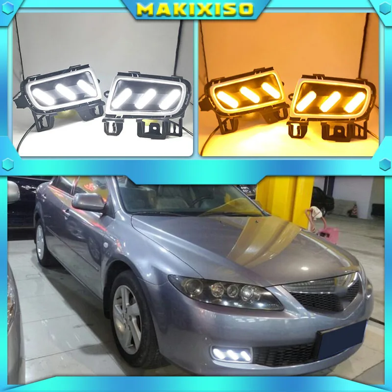 1Pair DRL For Mazda 6 Mazda6 2005 2006 2007 2008 2009 Daytime Running Lights fog lamp cover headlight 12V Daylight
1Pair DRL For Mazda 6 Mazda6 2005 2006 2007 2008 2009 Daytime Running Lights fog lamp cover headlight 12V Daylight