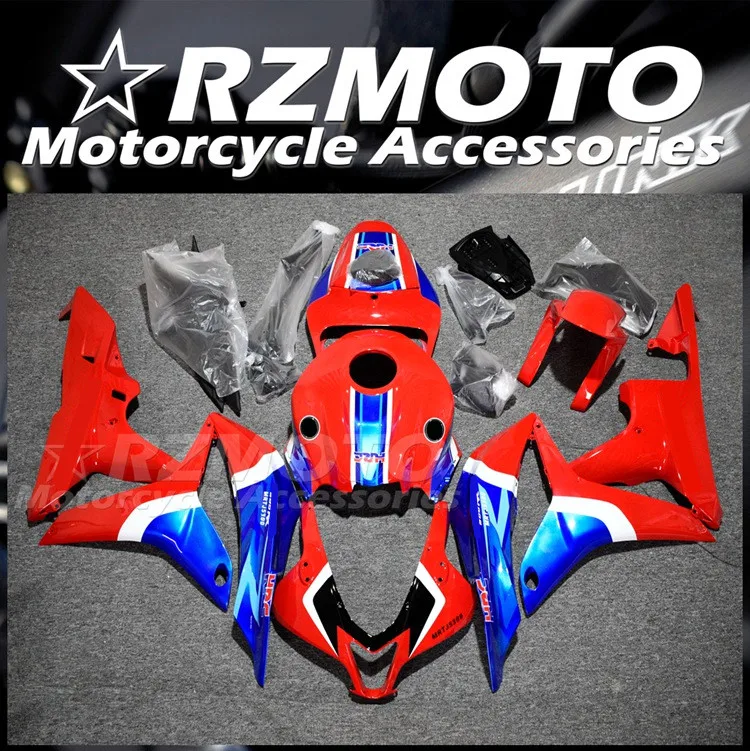 Новый комплект обтекателей под давлением из АБС-пластика, подходит для HONDA CBR600RR F5 2007 2008 07 08, кузов синего и красного цвета
Новый комплект обтекателей под давлением из АБС-пластика, подходит для HONDA CBR600RR F5 2007 2008 07 08, кузов синего и красного цвета