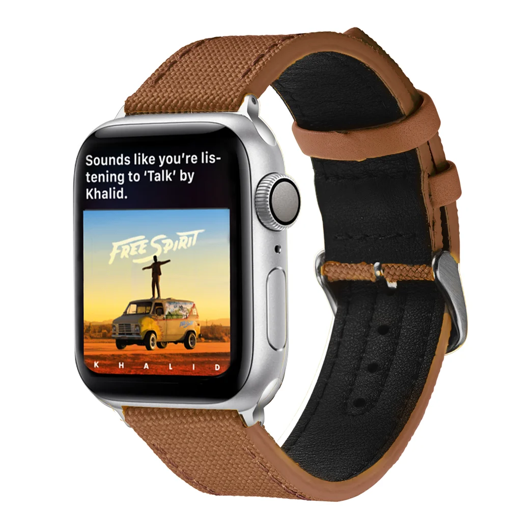 Холщовый + кожаный ремешок для Apple watch 44 мм 40 мм iWatch band 42 мм 38 мм Спортивный Браслет Apple watch series 5 4 3 40 38 42 44 мм
Холщовый + кожаный ремешок для Apple watch 44 мм 40 мм iWatch band 42 мм 38 мм Спортивный Браслет Apple watch series 5 4 3 40 38 42 44 мм