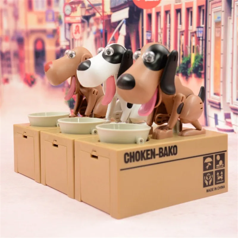 Electric Eat Money Dog Piggy Bank Interesting Choken Bako Money Box Lovely Piggy Box Home Decor Canine Robotic Cash Coin Bank 
Electric Eat Money Dog Piggy Bank Interesting Choken Bako Money Box Lovely Piggy Box Home Decor Canine Robotic Cash Coin Bank