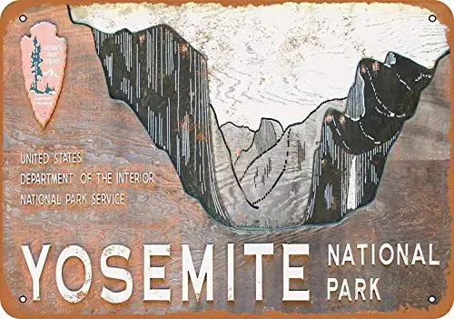 8x12 металлический знак-национальный парк Yosemite-винтажный настенный Декор для дома
8x12 металлический знак-национальный парк Yosemite-винтажный настенный Декор для дома