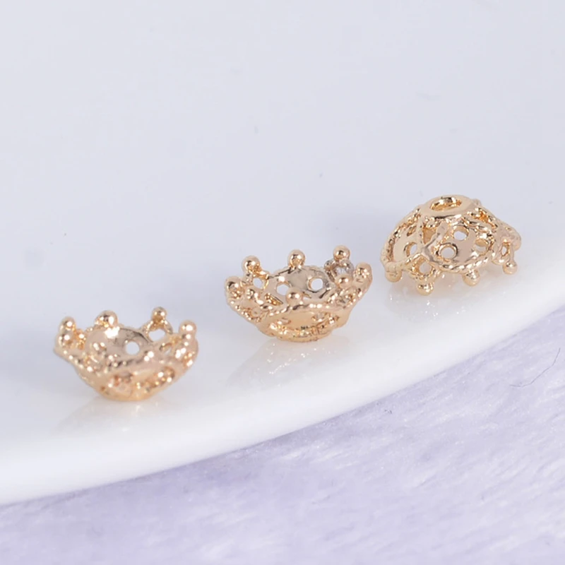 Color Retention Real Gold Plated 7x7MM Flower Hat Beaded Caps Separator DIY Findings Jewelry Accessories
Color Retention Real Gold Plated 7x7MM Flower Hat Beaded Caps Separator DIY Findings Jewelry Accessories