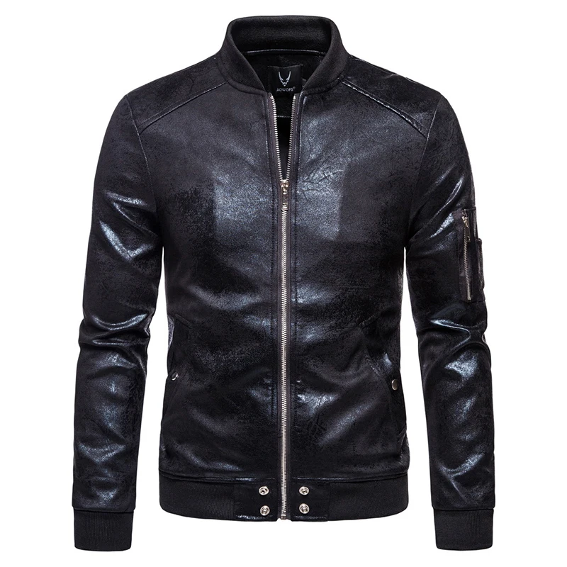 Men Brand Casual Jackets and Coats Autumn Baseball Collar Slim Fit Motorcycle Jacket Black Men Clothing Fashion Oversize Coat
Men Brand Casual Jackets and Coats Autumn Baseball Collar Slim Fit Motorcycle Jacket Black Men Clothing Fashion Oversize Coat