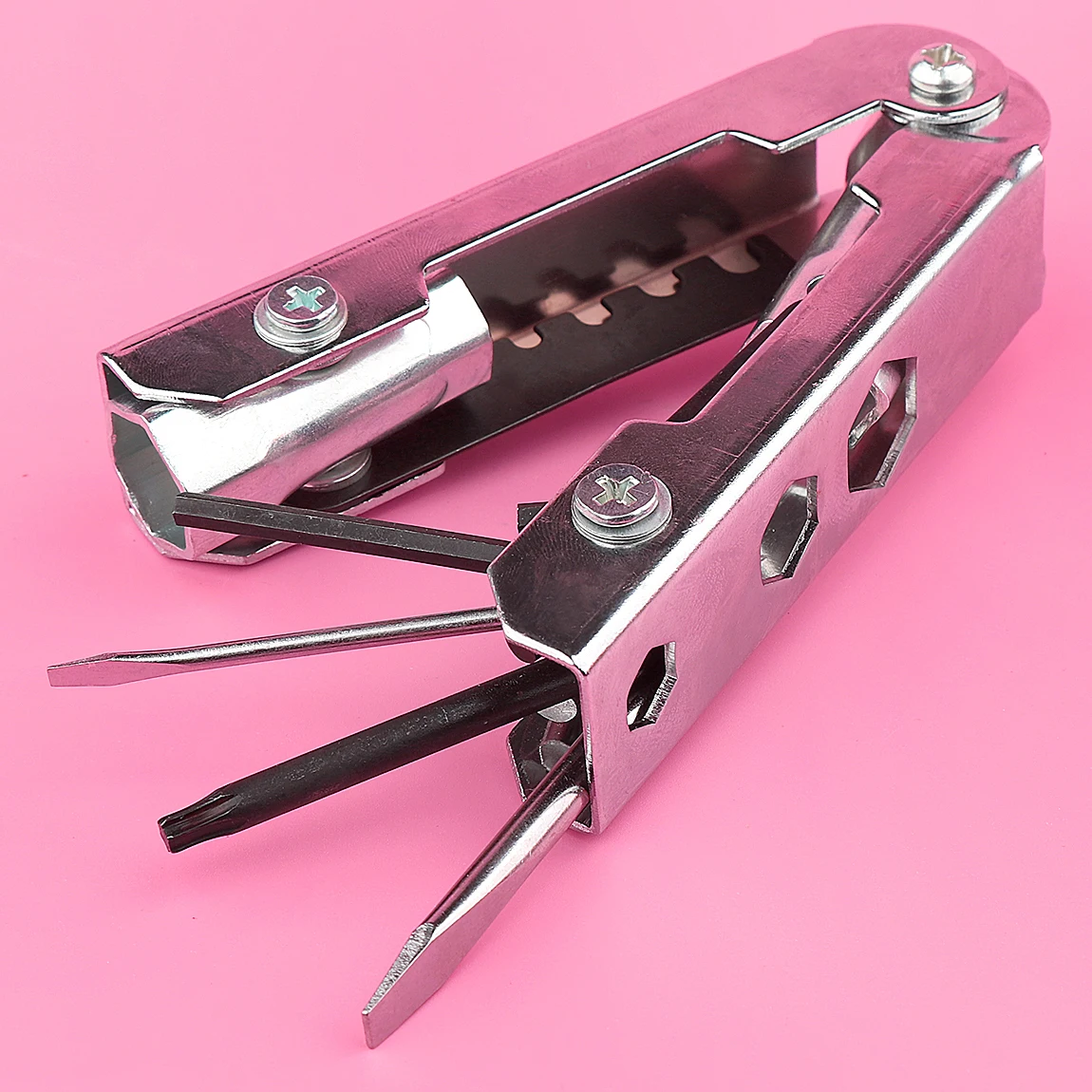 9 In1 Multi Function Remove Tool For Chainsaw Cut-Off Saw Trimmer Blower Adjustment Screwdriver Wrench Socket W/ Bag Universal
9 In1 Multi Function Remove Tool For Chainsaw Cut-Off Saw Trimmer Blower Adjustment Screwdriver Wrench Socket W/ Bag Universal