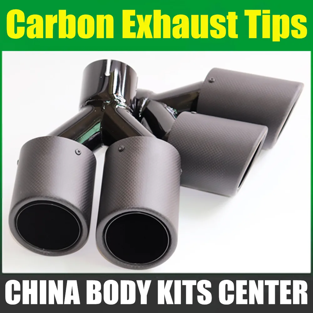 2PCS Universal Dual Glossy Black Carbon Fiber Exhaust Tip Matt Black Modified Exhaust Pipe Fiber Cover Muffler Tip For BMW M3
2PCS Universal Dual Glossy Black Carbon Fiber Exhaust Tip Matt Black Modified Exhaust Pipe Fiber Cover Muffler Tip For BMW M3