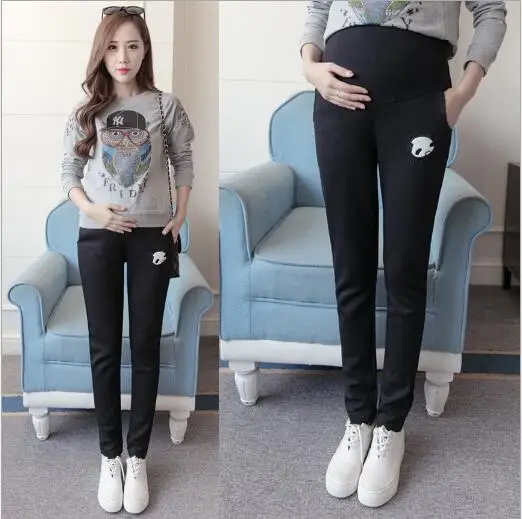 High Waist Cotton Casual Women Legging Maternity Pants Fall Spring Stripe Sports Clothes Pregnant Women Trouser Premama Clothing
High Waist Cotton Casual Women Legging Maternity Pants Fall Spring Stripe Sports Clothes Pregnant Women Trouser Premama Clothing