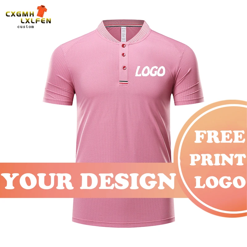 Summer 4-color men's T-shirt custom LOGO high-end comfortable glass lapel short-sleeved shirt printing brand text
Summer 4-color men's T-shirt custom LOGO high-end comfortable glass lapel short-sleeved shirt printing brand text