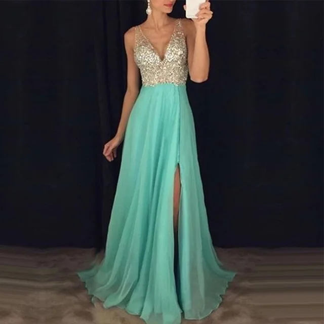 ANGELSBRIDEP Strap Long Evening Party Dresses Chiffon Vestidos De Festa Sexy Side Split Floor-Length Formal Princess Prom Gowns
ANGELSBRIDEP Strap Long Evening Party Dresses Chiffon Vestidos De Festa Sexy Side Split Floor-Length Formal Princess Prom Gowns