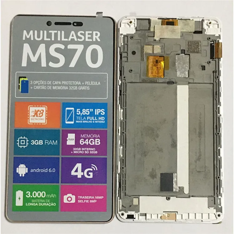 5.85 inch LCD with Touch Panel For Multilaser S70 P9036 lcd screen Digitizer Screen Display Assembly
5.85 inch LCD with Touch Panel For Multilaser S70 P9036 lcd screen Digitizer Screen Display Assembly
