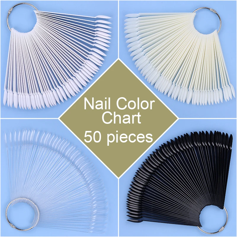 50pcs Nail Gel Polish Color Display Chart False Nails Tips Showing Card Shelf Clear White Nail Art Varnish Showing Chart Tools
50pcs Nail Gel Polish Color Display Chart False Nails Tips Showing Card Shelf Clear White Nail Art Varnish Showing Chart Tools