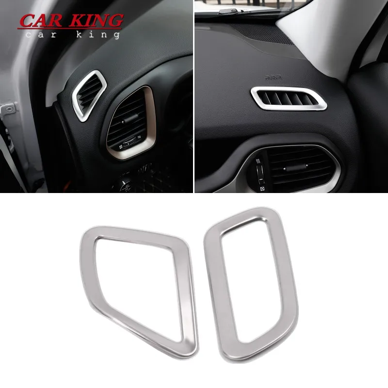 For Jeep Renegade 2015 2016 2017-2019 Car front Small air outlet Decoration Cover Trim Stainless steel Car Styling accessories
For Jeep Renegade 2015 2016 2017-2019 Car front Small air outlet Decoration Cover Trim Stainless steel Car Styling accessories