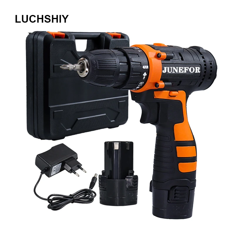 Electric Drill 12V Rechargeable Lithium Battery Electric Cordless Drill Screwdriver Household Mini Wireless Portable Power Tool
Electric Drill 12V Rechargeable Lithium Battery Electric Cordless Drill Screwdriver Household Mini Wireless Portable Power Tool
