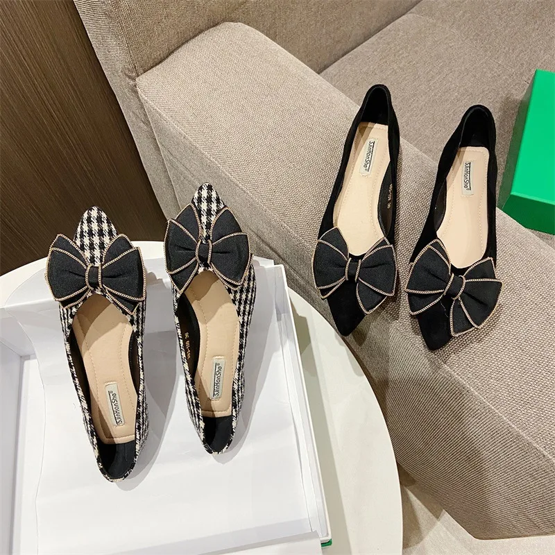 Hot Sale Plaid Flats Women Casual Shoes Slip On Sexy Bow Shoes Women Pointed Flat Sneakes Slip Ons Casual Shoe for Women
Hot Sale Plaid Flats Women Casual Shoes Slip On Sexy Bow Shoes Women Pointed Flat Sneakes Slip Ons Casual Shoe for Women