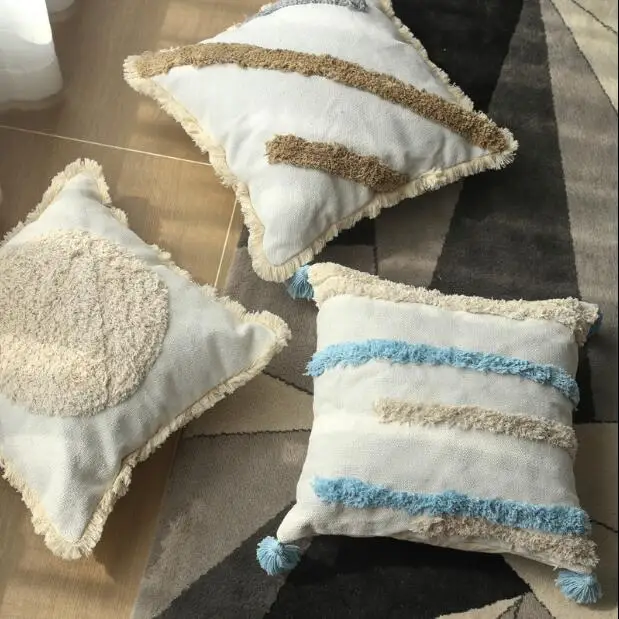 Square Embroidery Cotton Handmade Pillow Cover Boho Sofa Seat Tufted Cushion Cases Bohemian Farmhouse Style Car Chair Home Dec
Square Embroidery Cotton Handmade Pillow Cover Boho Sofa Seat Tufted Cushion Cases Bohemian Farmhouse Style Car Chair Home Dec