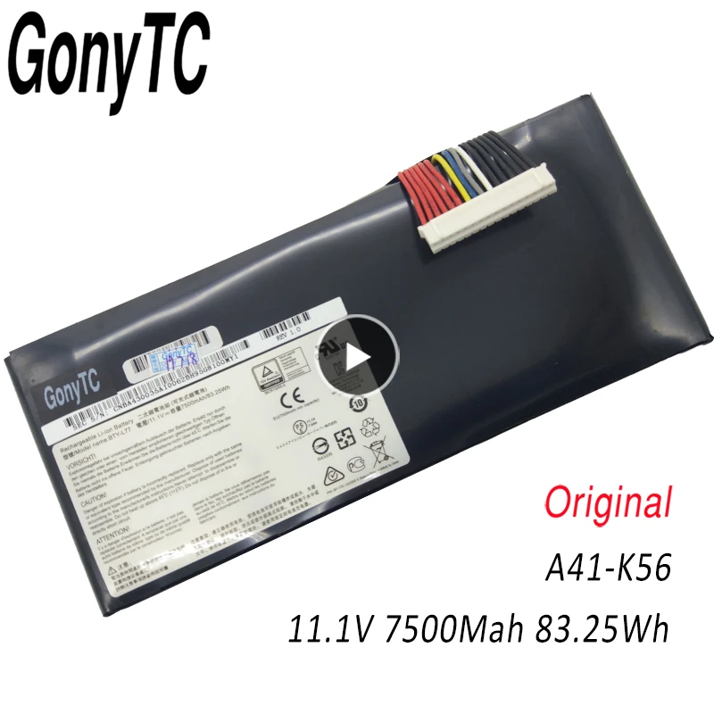 BTY-L77 Laptop Battery For MSI GT72 2QD GT72S 6QF GT72VR WT72 MS-1781 MS-1782 MS-1783 2PE-022CN 2QD-1019XCN 2QD-292XCN
BTY-L77 Laptop Battery For MSI GT72 2QD GT72S 6QF GT72VR WT72 MS-1781 MS-1782 MS-1783 2PE-022CN 2QD-1019XCN 2QD-292XCN