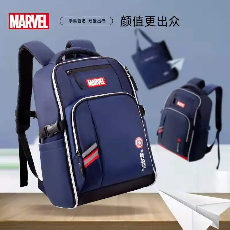 Genuine Disney New School Bags For Boys Primary Student Shoulder Orthopedic Backpack Spider Iron Man Captain America Mochila
Genuine Disney New School Bags For Boys Primary Student Shoulder Orthopedic Backpack Spider Iron Man Captain America Mochila