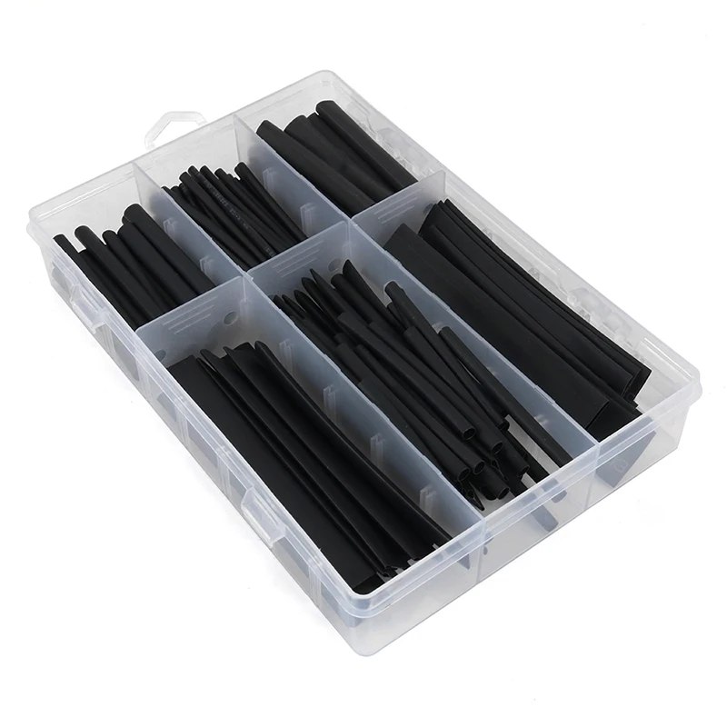 Polyolefin Shrinking Assorted Heat Shrink Tube Wire Cable Insulated Sleeving Heat Shrink Tubing Set
Polyolefin Shrinking Assorted Heat Shrink Tube Wire Cable Insulated Sleeving Heat Shrink Tubing Set