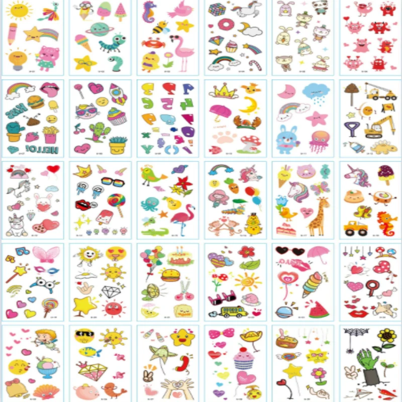 30pcs Children Cartoon Tattoo Stickers, Various Cute Animal Tattoo Stickers, Funny Finger Stickers Temporary Fake Tattoo
30pcs Children Cartoon Tattoo Stickers, Various Cute Animal Tattoo Stickers, Funny Finger Stickers Temporary Fake Tattoo