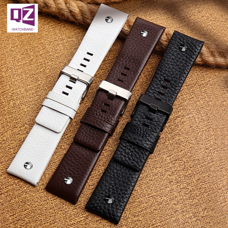 Genuine Leather watchband for diesel Watches band 22 24mm 26mm 27 28mm30mm strap for DZ7313 DZ7257 DZ1907 DZ1844 watch bracelet
Genuine Leather watchband for diesel Watches band 22 24mm 26mm 27 28mm30mm strap for DZ7313 DZ7257 DZ1907 DZ1844 watch bracelet