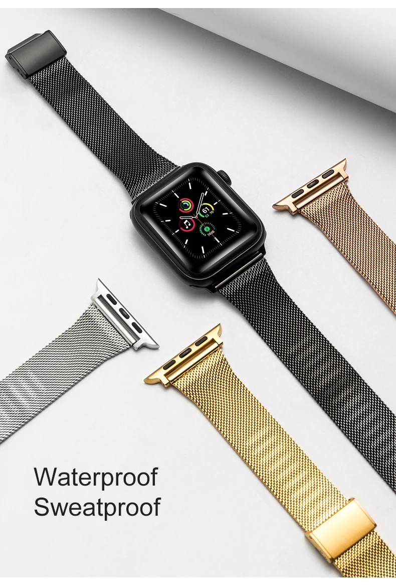Stainless Steel strap for Apple Watch band 44mm 40mm iWatch band 42mm/38mm Butterfly Metal Bracelet Apple watch serie 5 4 3 se 6
Stainless Steel strap for Apple Watch band 44mm 40mm iWatch band 42mm/38mm Butterfly Metal Bracelet Apple watch serie 5 4 3 se 6