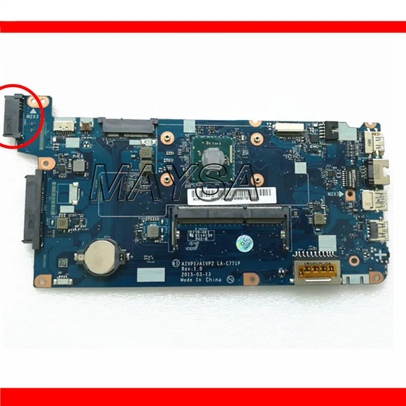 5B20J30760 Laptop Motherboard Fit For Lenovo 100-15IBY LA-C771P N2840 / N2830 Processor DDR3L Full Tested Free Shipping
5B20J30760 Laptop Motherboard Fit For Lenovo 100-15IBY LA-C771P N2840 / N2830 Processor DDR3L Full Tested Free Shipping