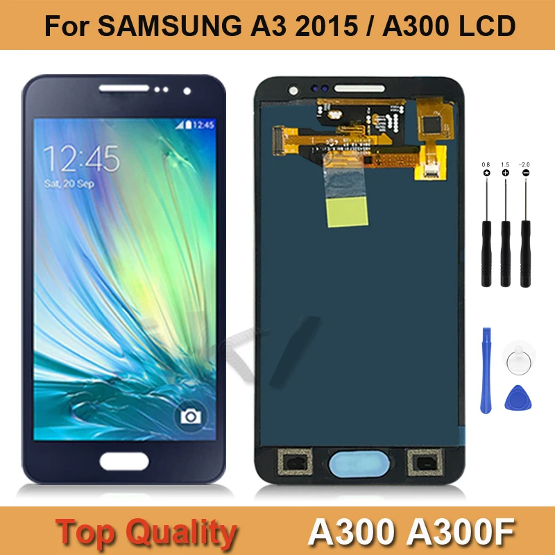 4.5"Top Quality For SAMSUNG Galaxy A3 2015 SM-A300 Panel LCD Display Full Touch Screen Replacement Digitizer Assembly
4.5"Top Quality For SAMSUNG Galaxy A3 2015 SM-A300 Panel LCD Display Full Touch Screen Replacement Digitizer Assembly