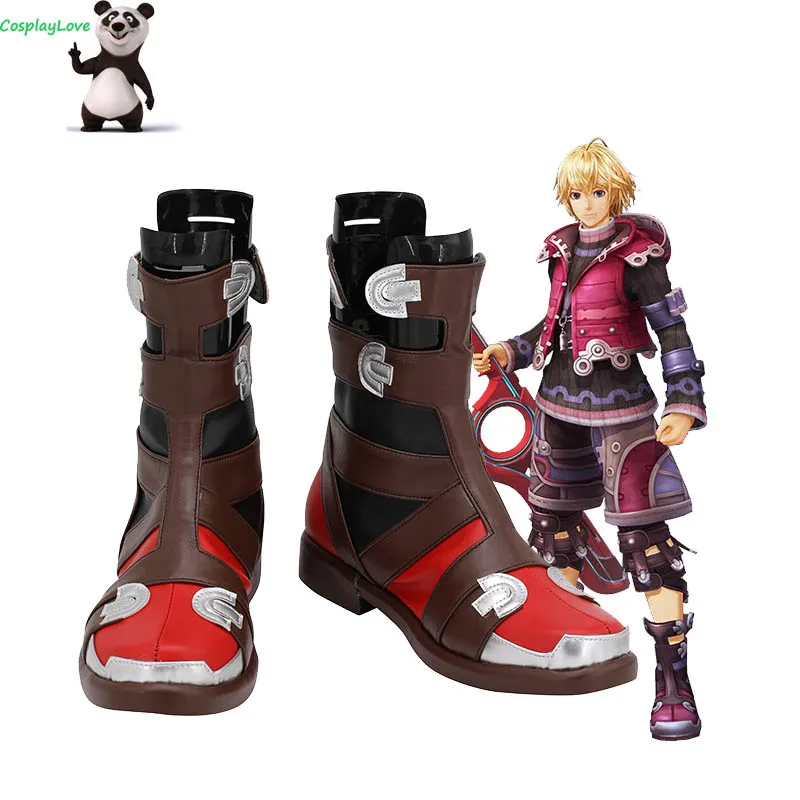Xenoblade Chronicles Shulk Red Brown Shoes Cosplay Long Boots Leather Custom Made
Xenoblade Chronicles Shulk Red Brown Shoes Cosplay Long Boots Leather Custom Made