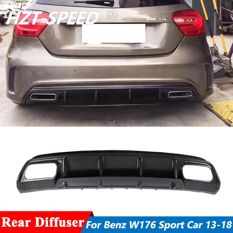 AMG Style Carbon Fiber Rear Lip Back Bumper Diffuser For Mercedes-Benz W176 A Class A45 A250 A200 A260 Sport Car 2013-2018
AMG Style Carbon Fiber Rear Lip Back Bumper Diffuser For Mercedes-Benz W176 A Class A45 A250 A200 A260 Sport Car 2013-2018
