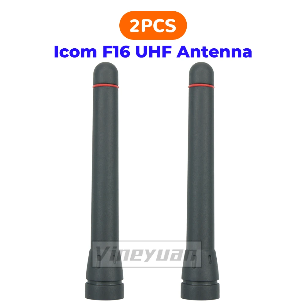 

UHF400-470MHz Stubby Antenna for ICOM F21 F4001 F4011 F24 F4021 F4061 F4161 F80 F43 Two Way Radios Antenna - 2 Pack