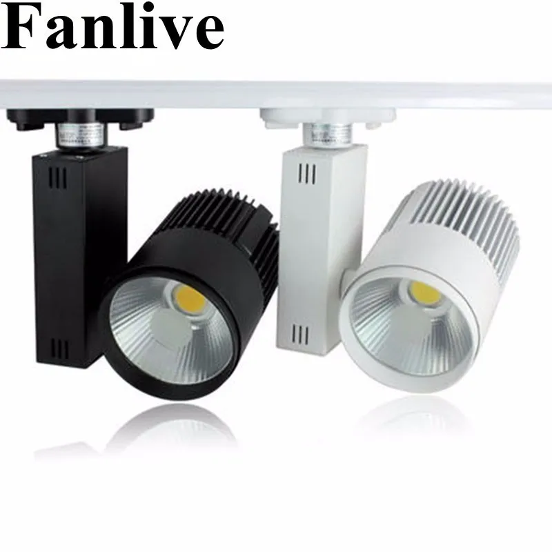 LED Track Lights 40W COB 130-140lm/W Rail Light Lamps Spotlight Commercial Shoe Clothes Store Shop Indoor Lighting
LED Track Lights 40W COB 130-140lm/W Rail Light Lamps Spotlight Commercial Shoe Clothes Store Shop Indoor Lighting