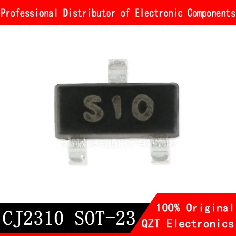 10 шт./лот Новый и оригинальный CJ2310 Screen S10 SOT-23 N-Channel 60V 3A MOSFET
10 шт./лот Новый и оригинальный CJ2310 Screen S10 SOT-23 N-Channel 60V 3A MOSFET