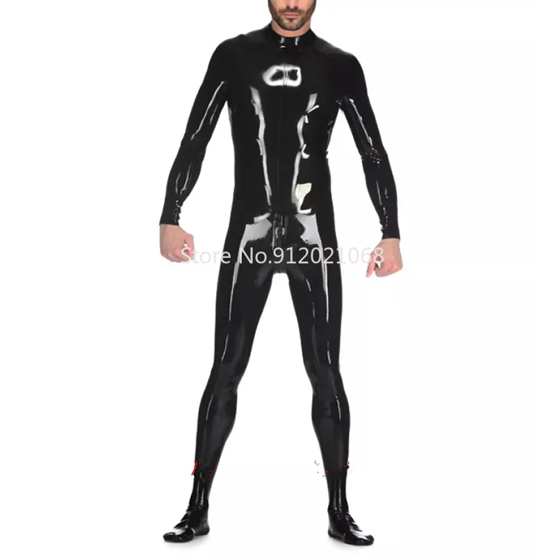 Handmade Black Latex Catsuit Tights Bodysuit with Crotch Zipper Customize Tight Jumpsuit Men Cosplay Costumes
Handmade Black Latex Catsuit Tights Bodysuit with Crotch Zipper Customize Tight Jumpsuit Men Cosplay Costumes