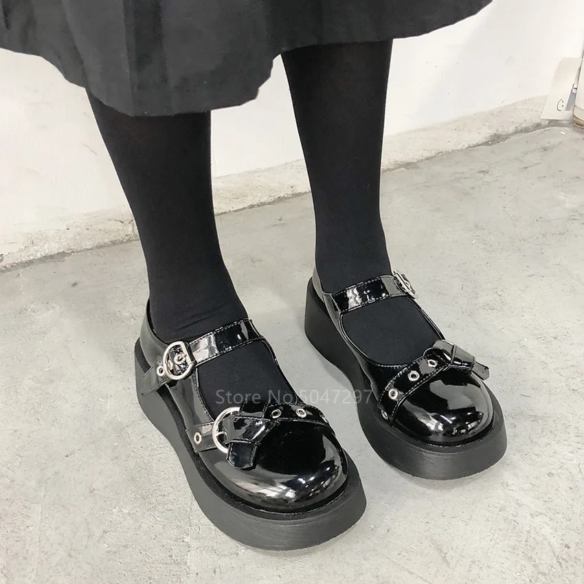 Summer Japan Gothic Bandage Halloween Costume for Women Lolita Shoes School Uniform Waterproof Platform Retro PU Leather Shoes
Summer Japan Gothic Bandage Halloween Costume for Women Lolita Shoes School Uniform Waterproof Platform Retro PU Leather Shoes
